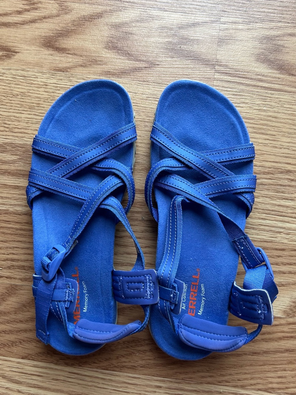 Merrell Terran Ari Lattice sandals vibrant blue size 6